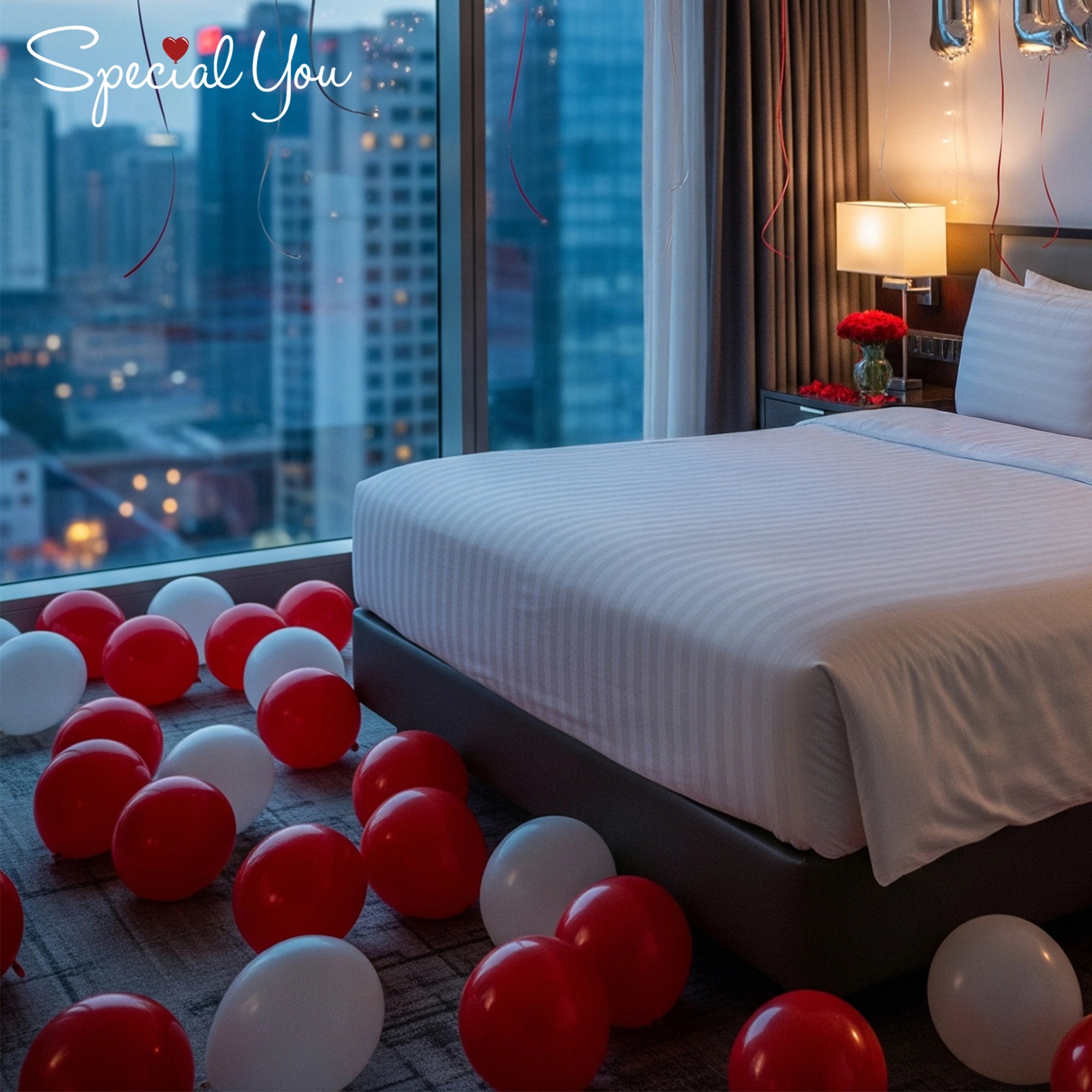 I Love You Balloon Room Decor