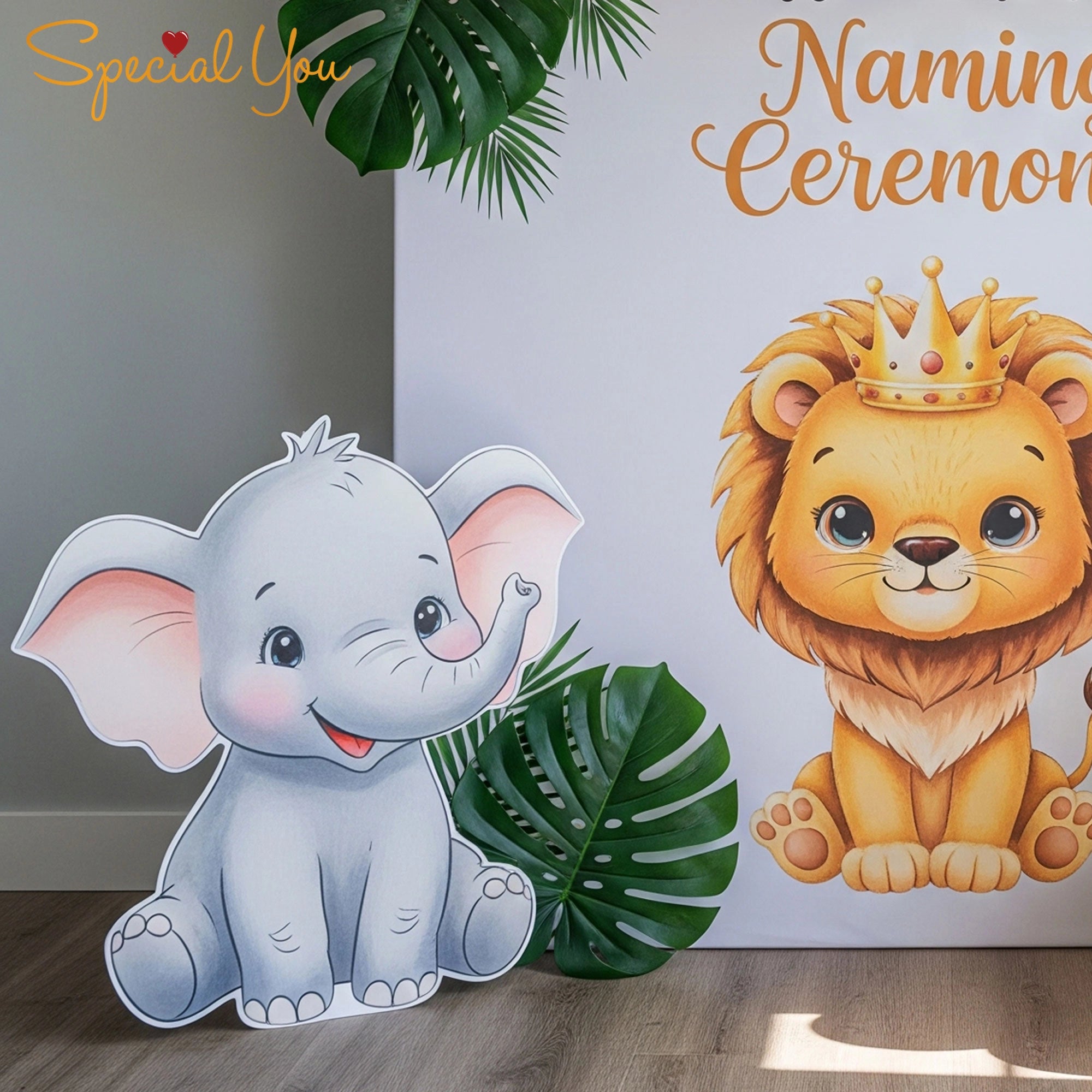 Royal Safari Naming Decor