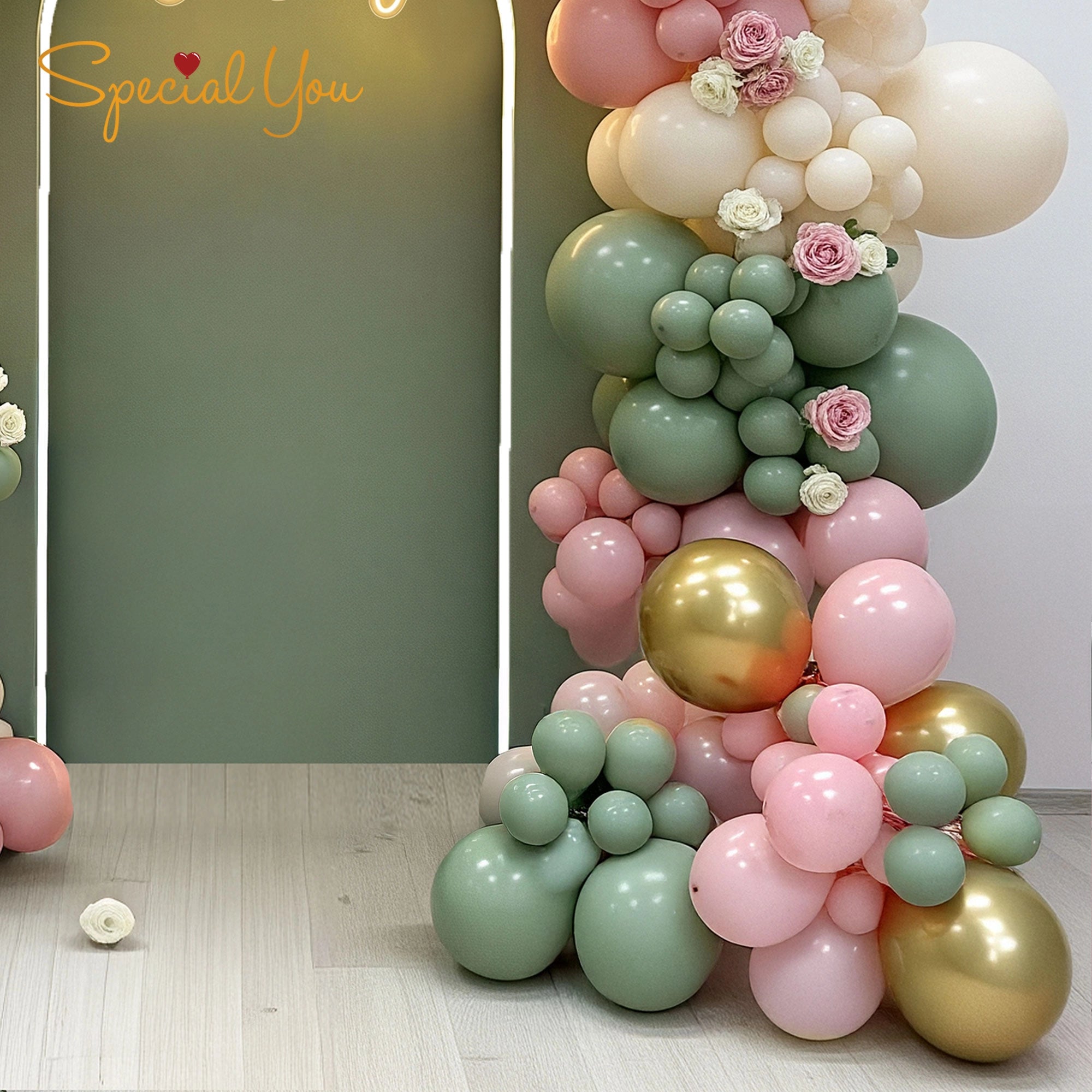 Golden Glow Baby Shower Decor