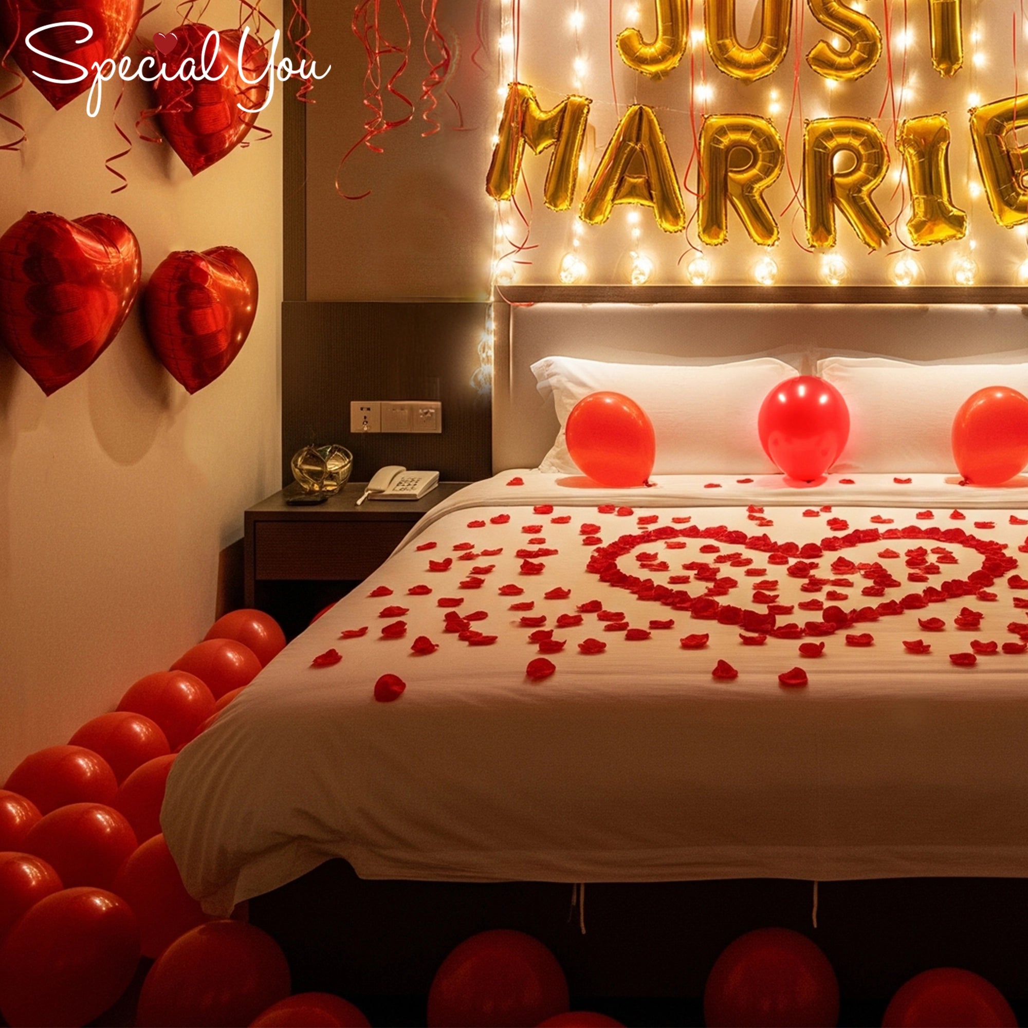 Just Married Room Decor