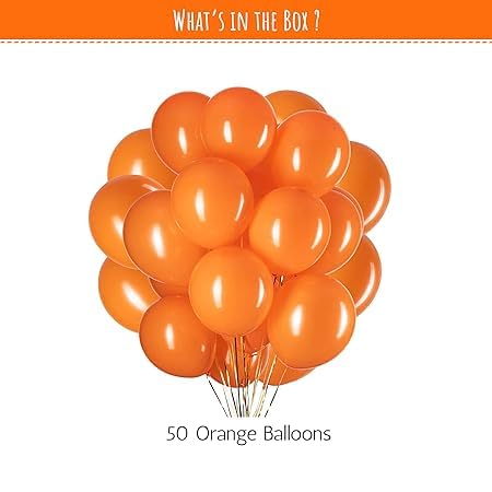 50 Orange Balloons - Special You