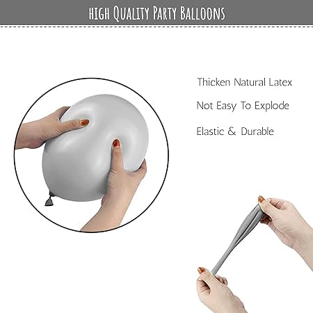 50 gray balloons party decoration for boys - Special You