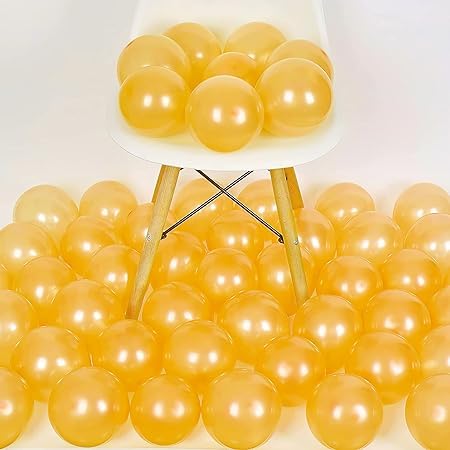 200 Metallic Gold Balloons
