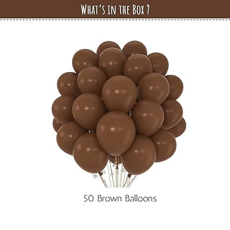 Brown Vibrant party balloons for decoration - Special You