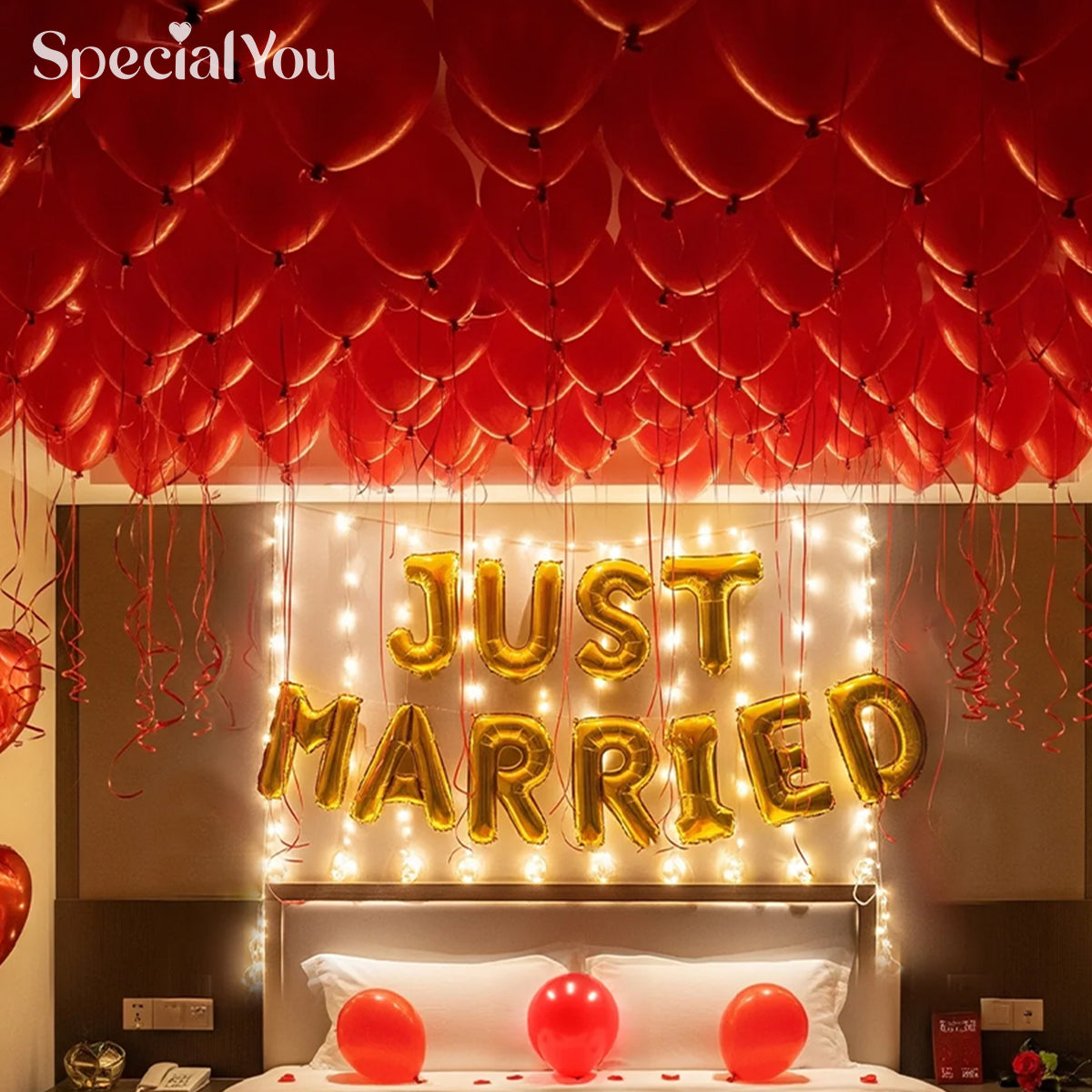 Just Married Room Decor