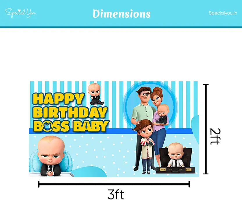 Boss Baby Theme Decoration