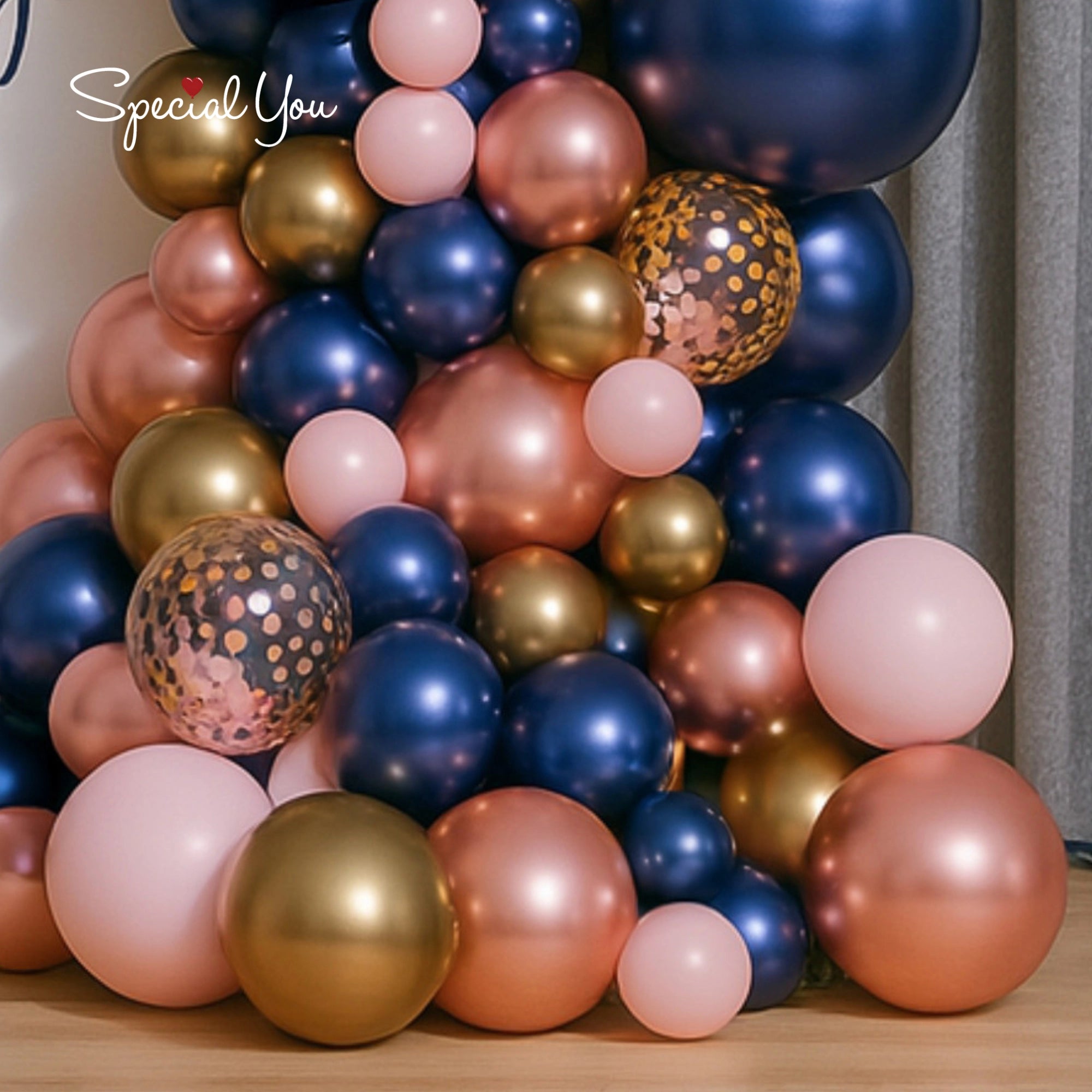 Rustic Brown Balloon Birthday Decor