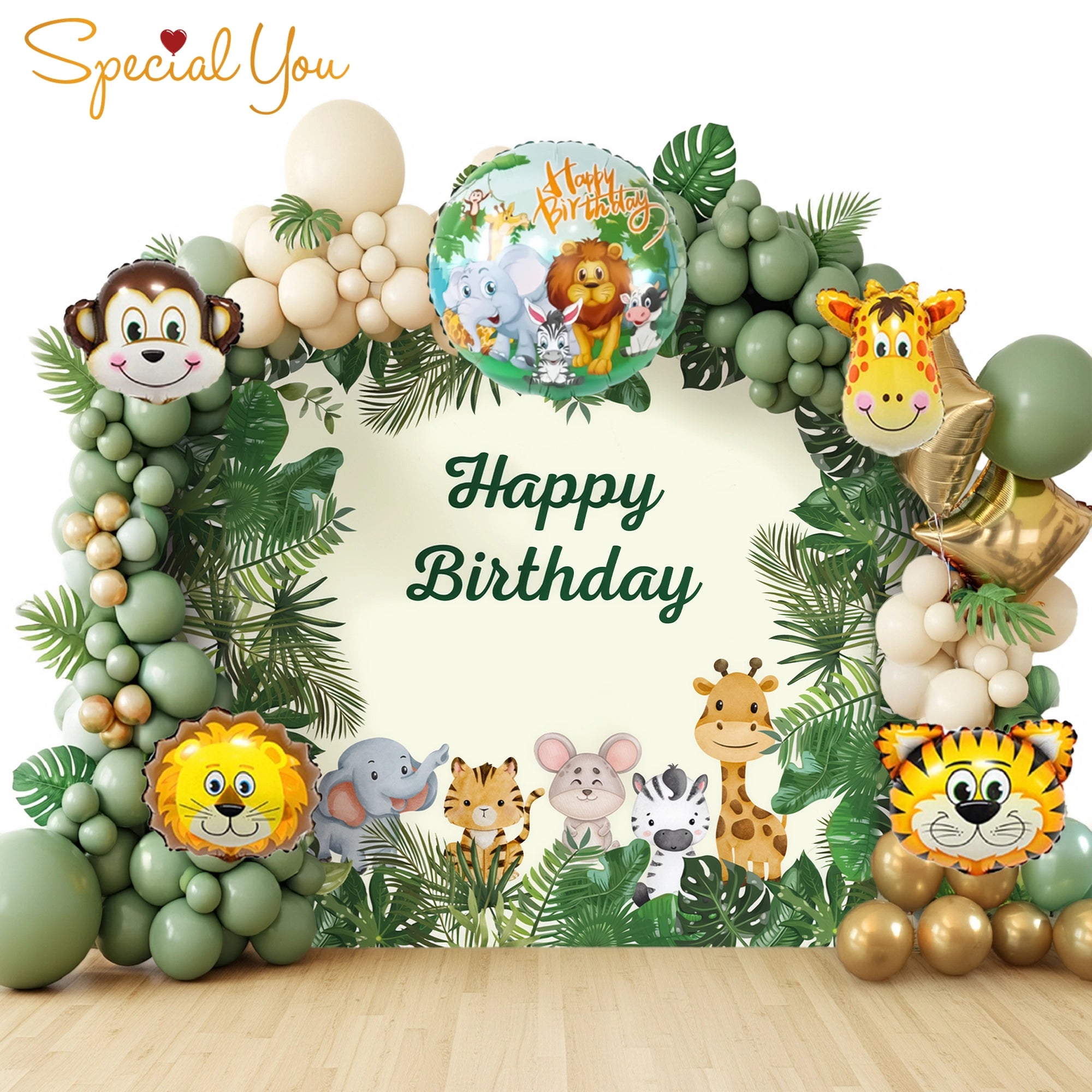 Wild Jungle Theme Birthday Party Decor