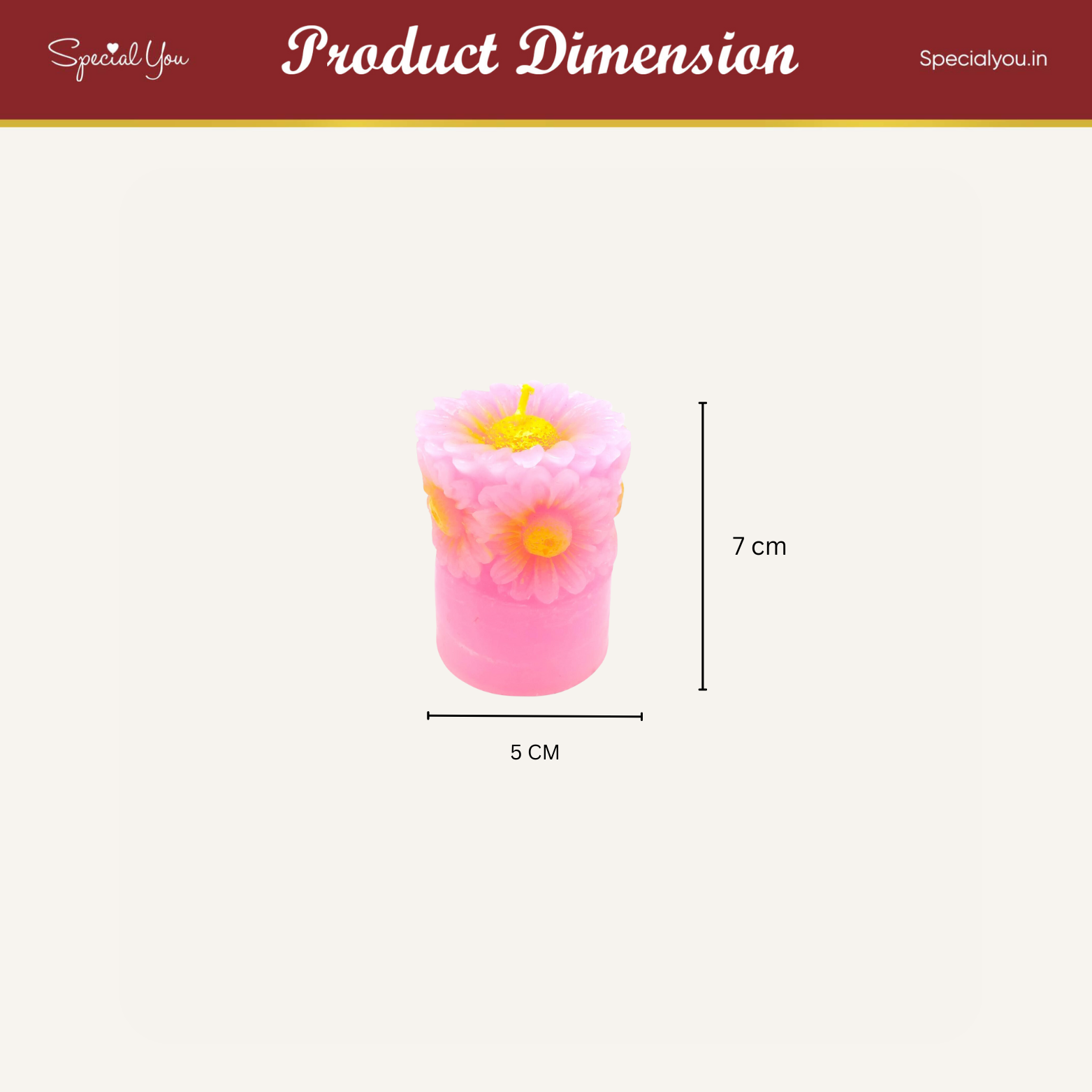 Scented Pillar Candles set of 5