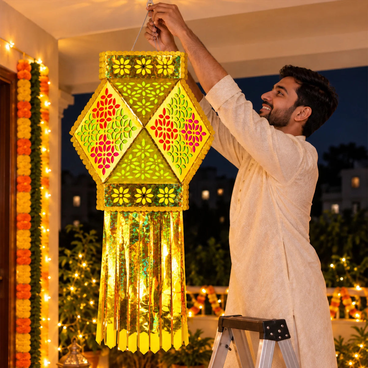 DIY Golden Kandil Kit for Diwali Decoration for Home