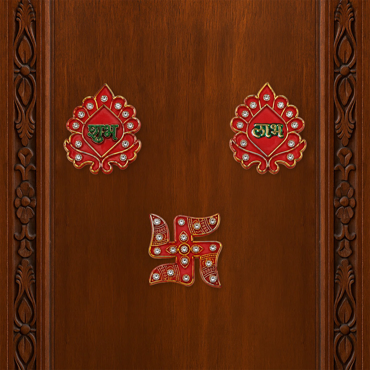 Subh Labh Laxmi Feet Stickers Set for Diwali
