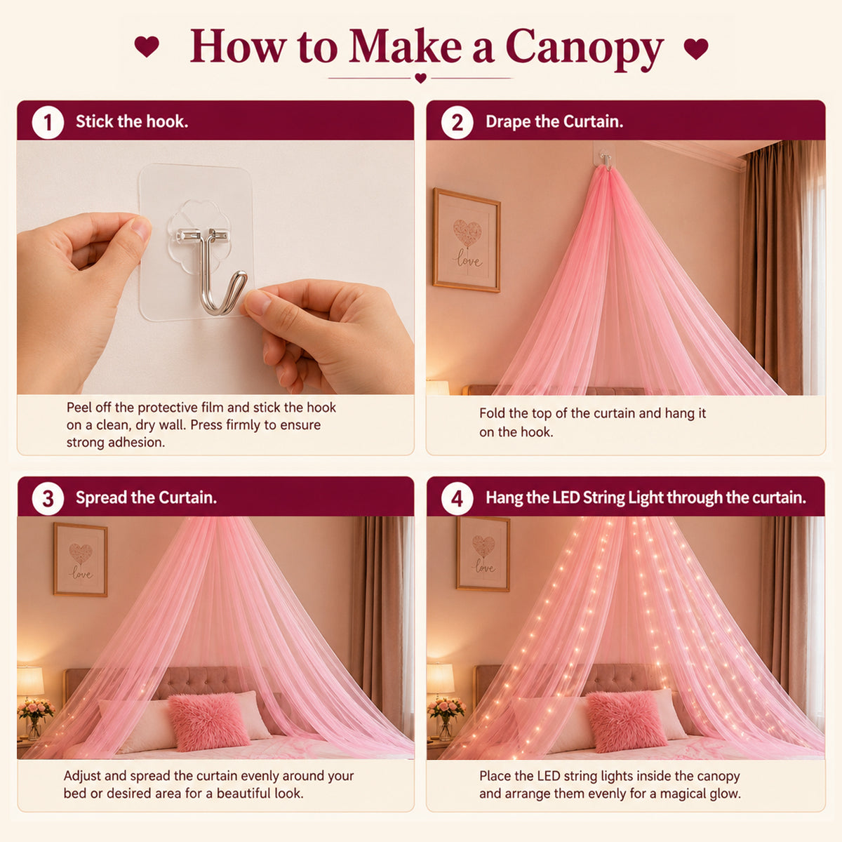 Canopy Tent DIY Decoration Kit