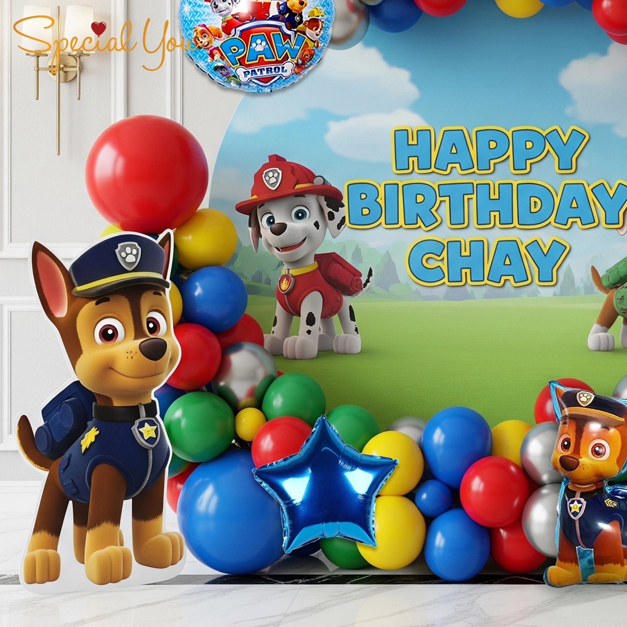 Paw Patrol Ring Balloon Decor