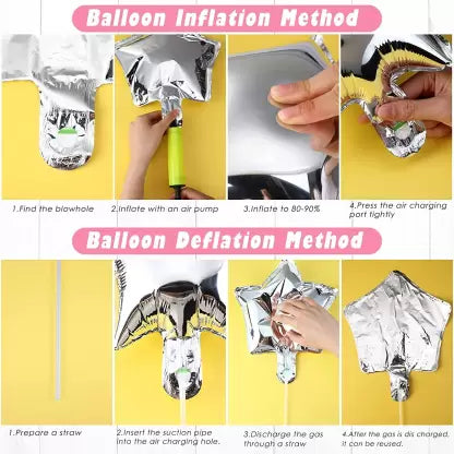 Coco Melon Foil Balloon set