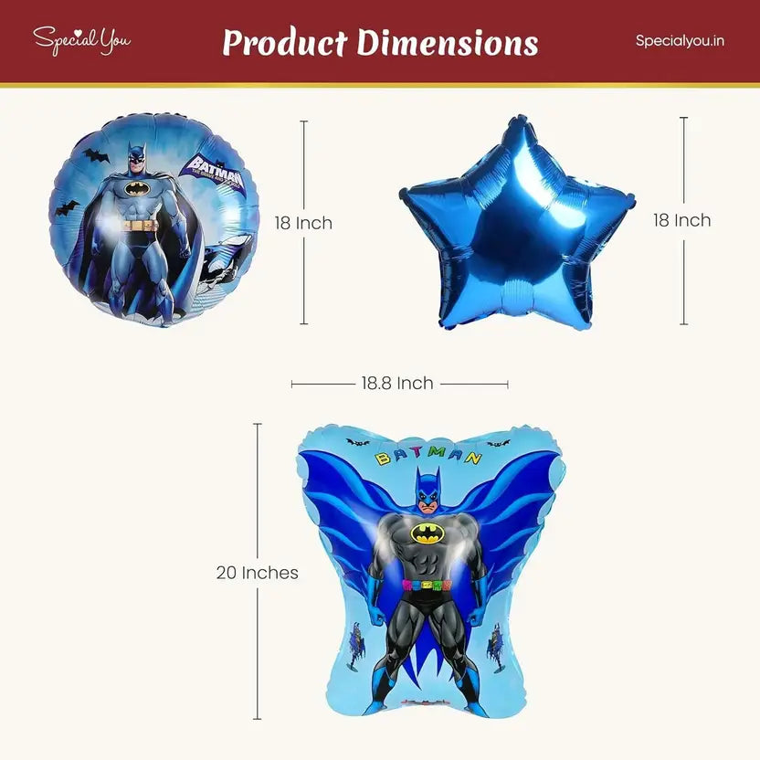 Batman Theme DIY Birthday Decoration Kit - Special You