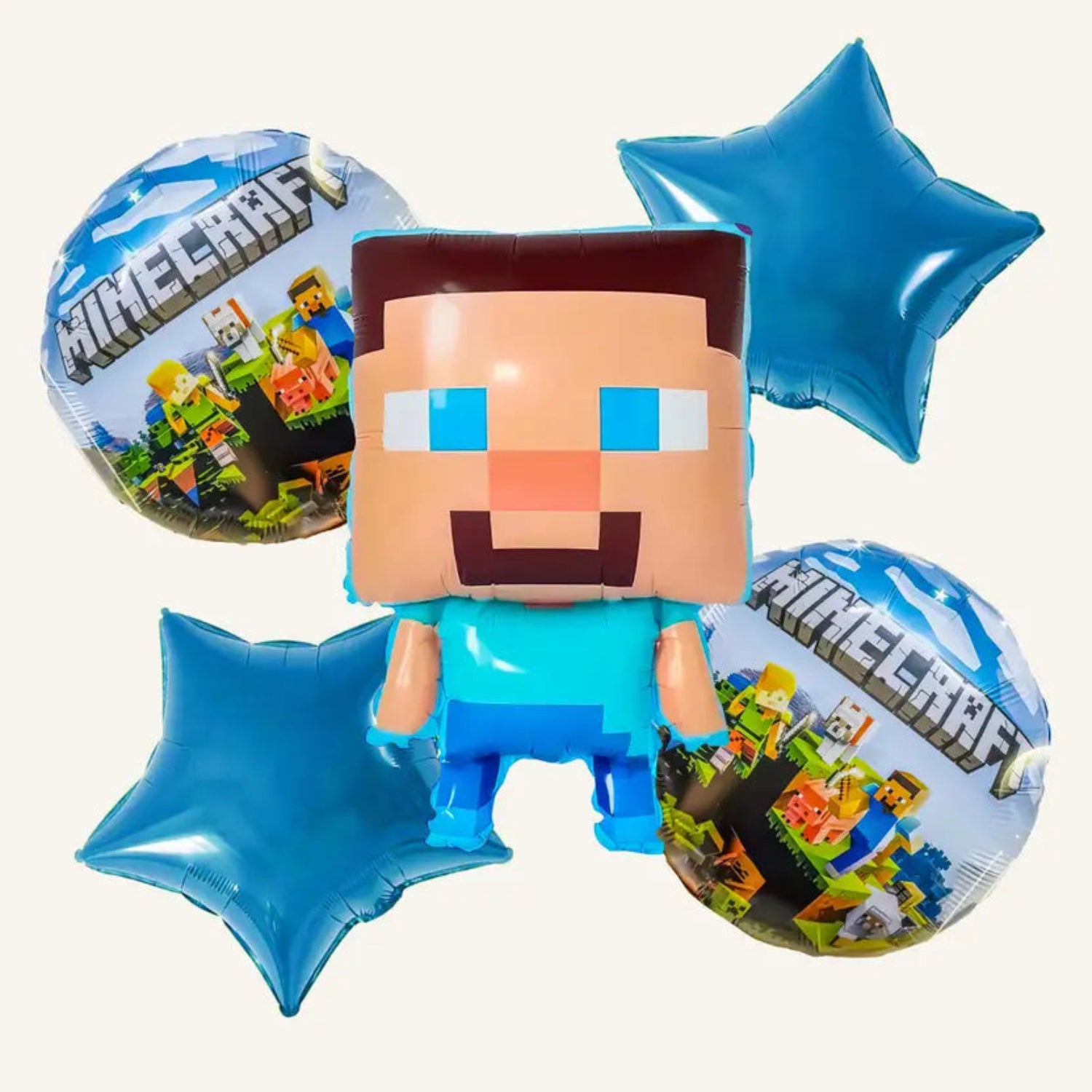 Mine craft theme Foil Balloons
