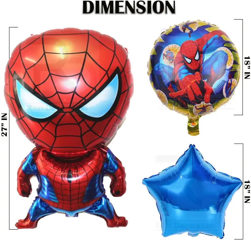 Spider man foil balloon