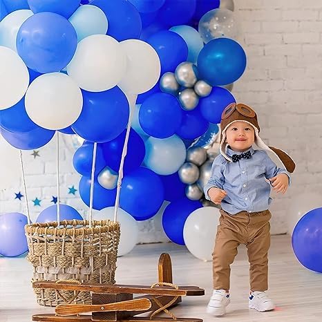 200 Metallic Blue Balloons