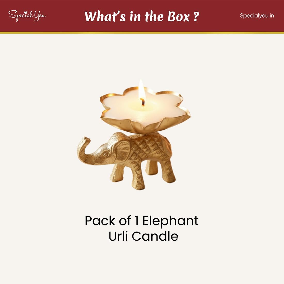 Scented Elephant Candle Holder