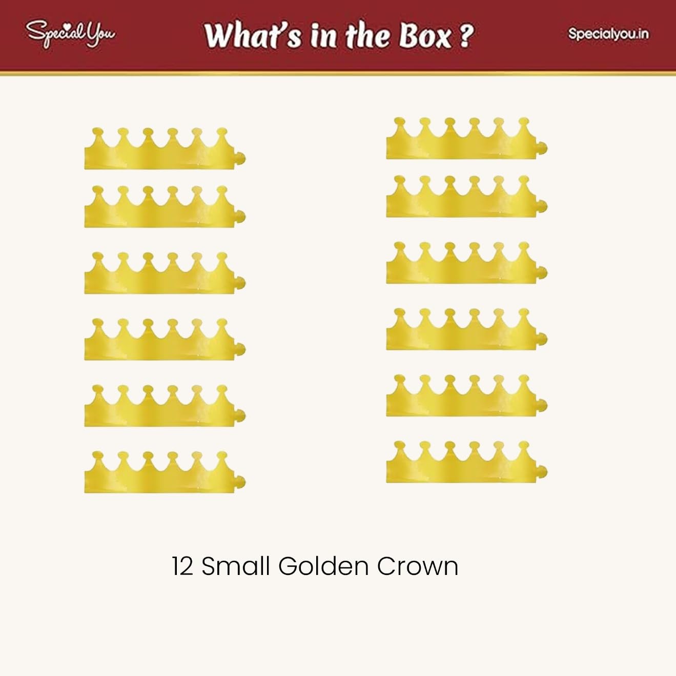 Gold Paper Crowns DIY for Party