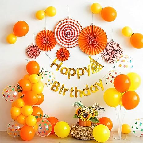 200 Orange Balloons
