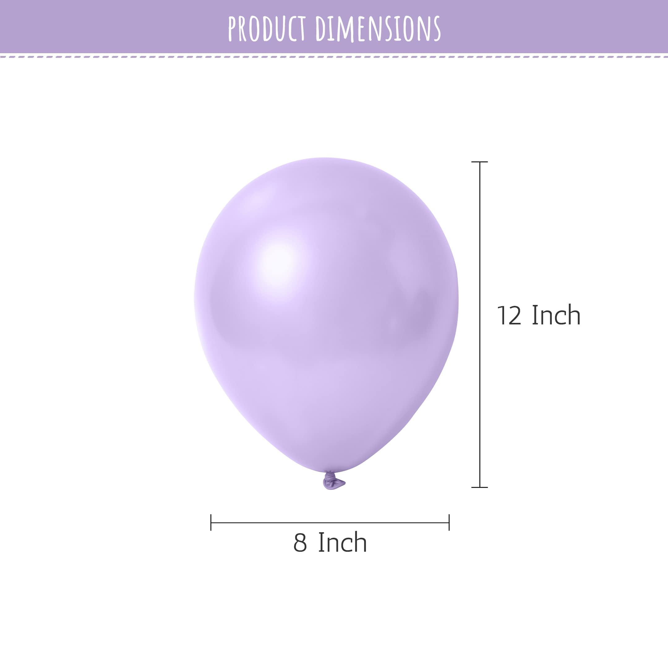 Pastel Purple Balloons for party decoration pack of 50 Items