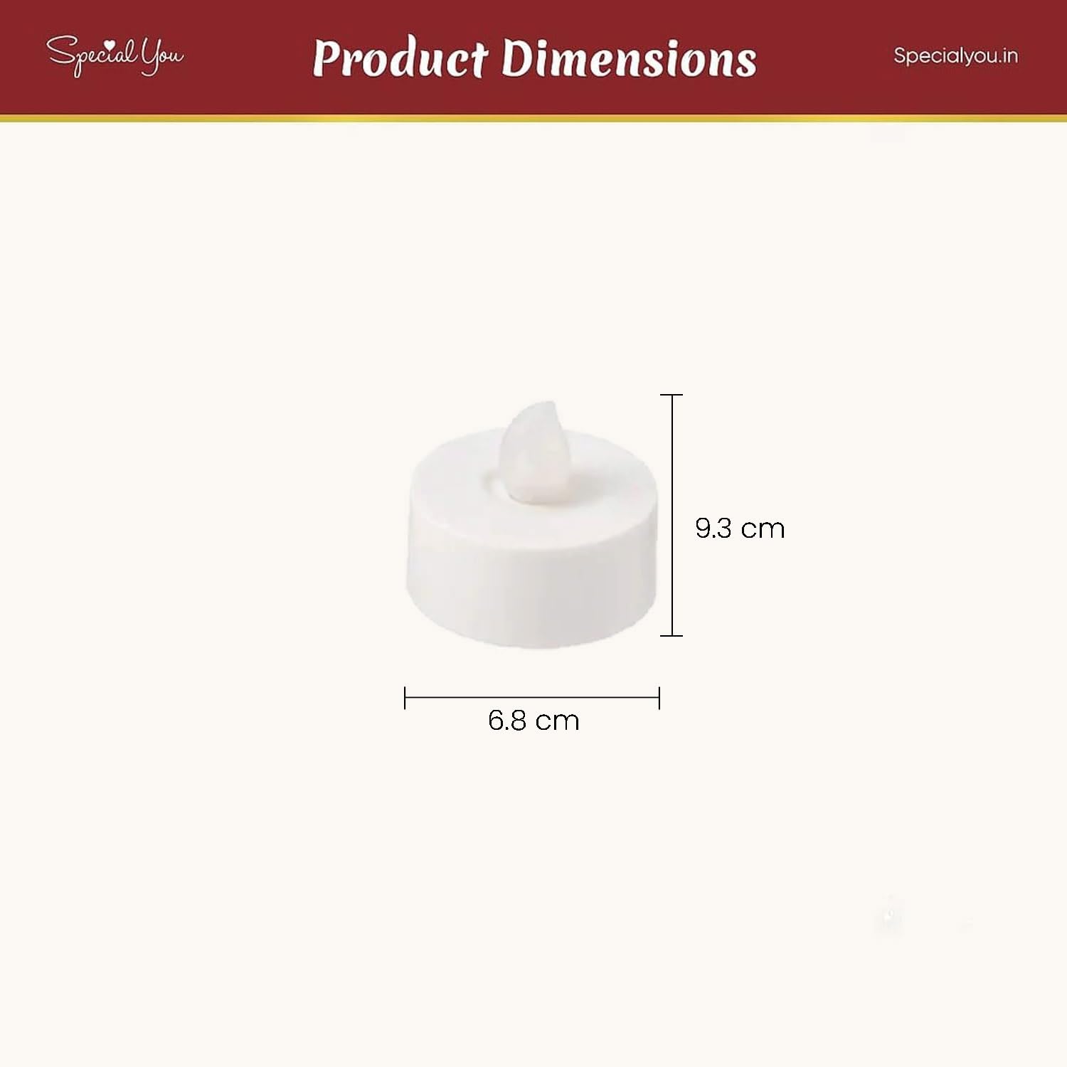 Battery Operated Tealight Candles (Pack of 25)