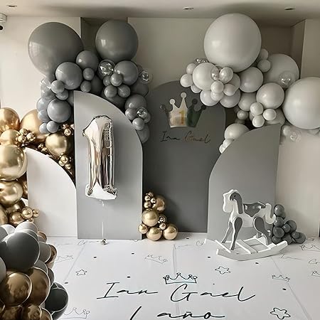 50 gray balloons party decoration for boys - Special You