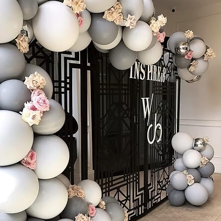 50 gray balloons party decoration for boys - Special You