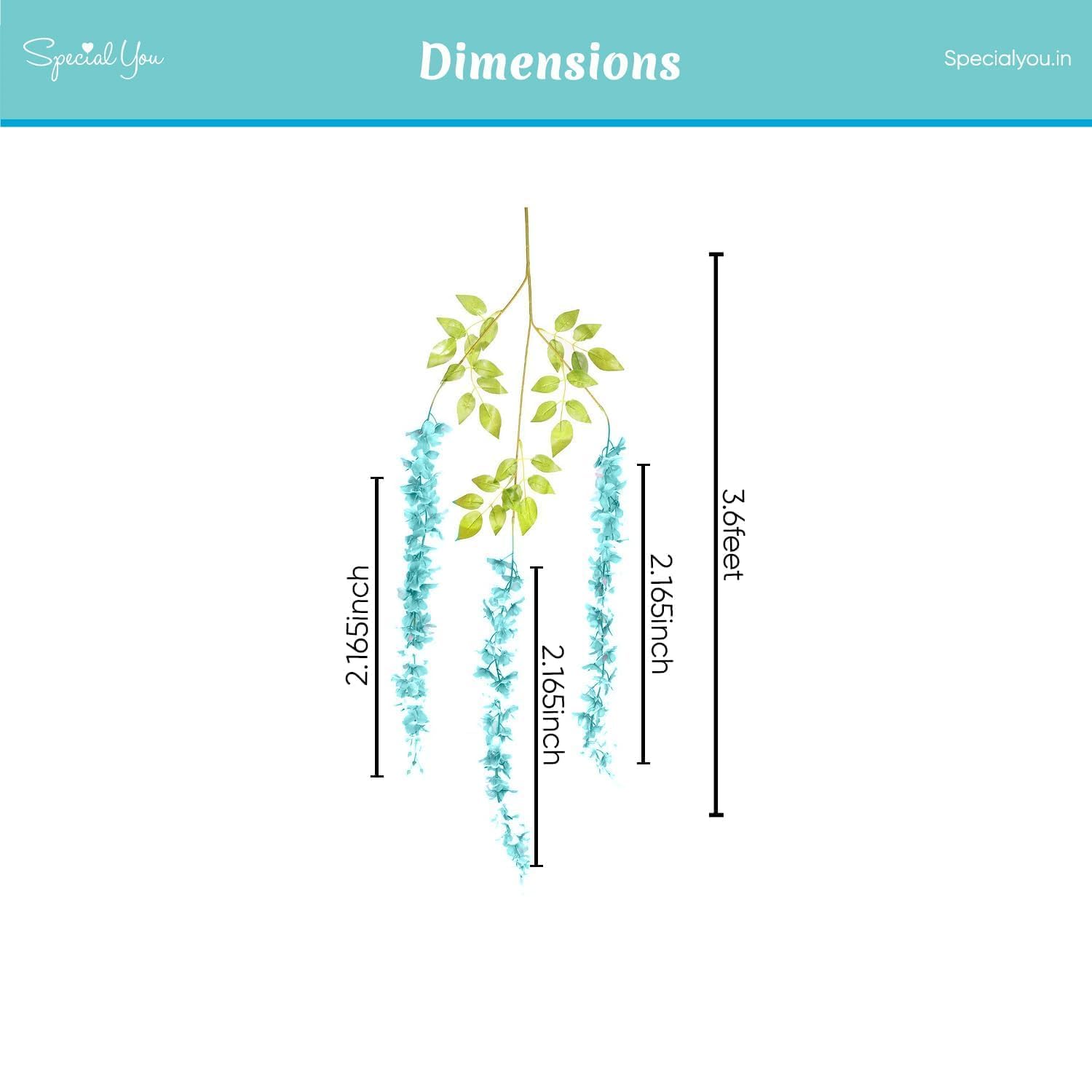 Diwali Blue Floral Decor Kit