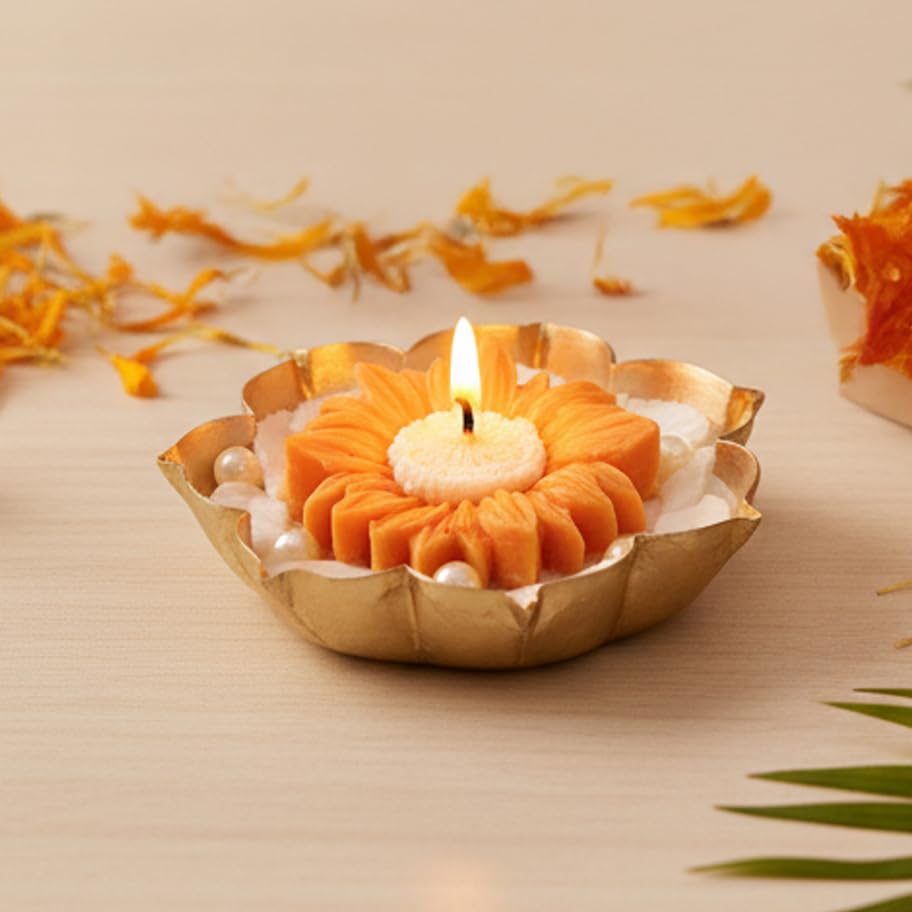 Scented Flower Urli Candle