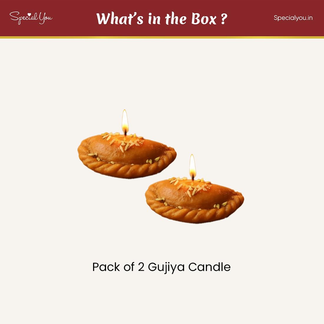 Gujiya Scented Candles
