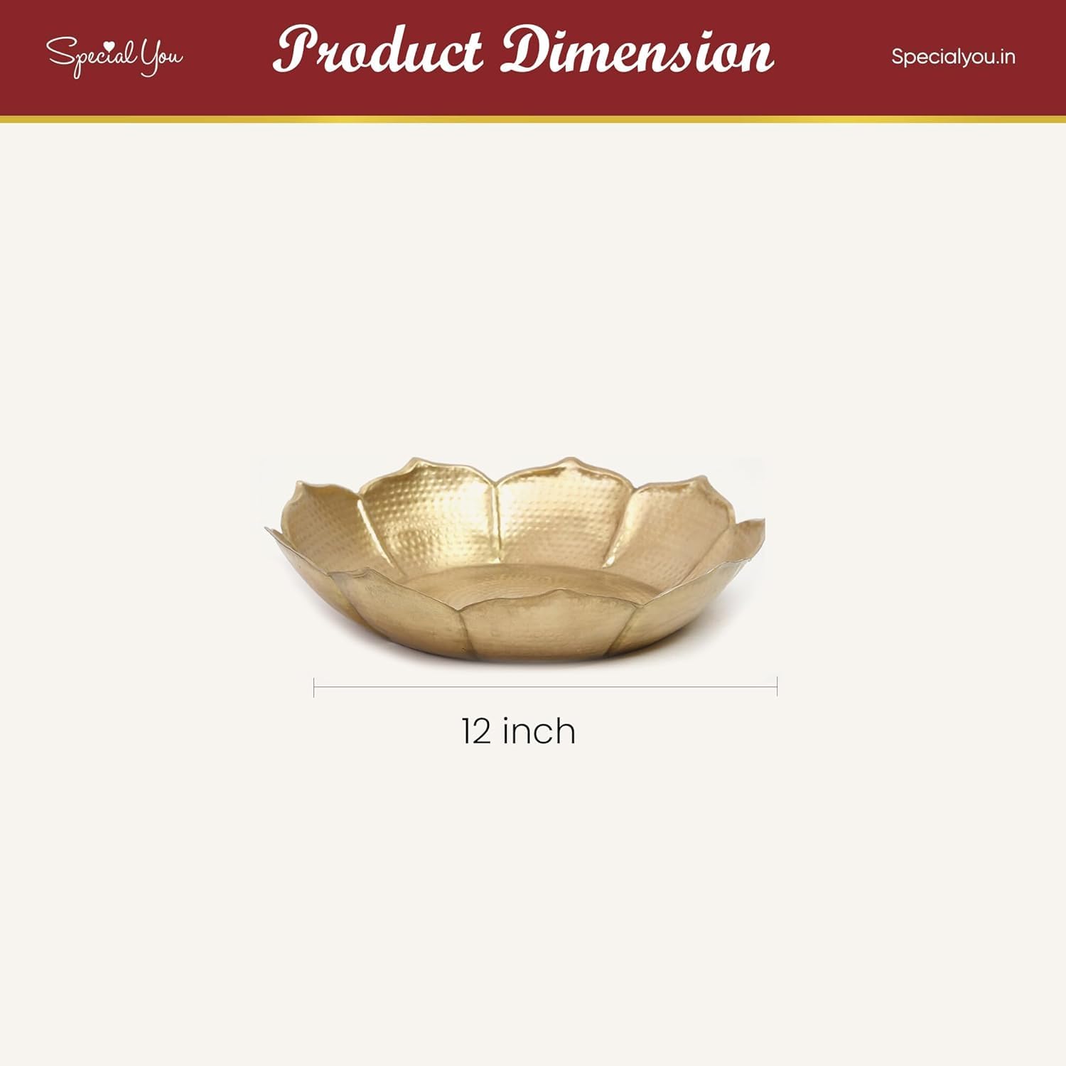 Urli Bowl for Diwali, Navratri Festival Decor - 12 Inch