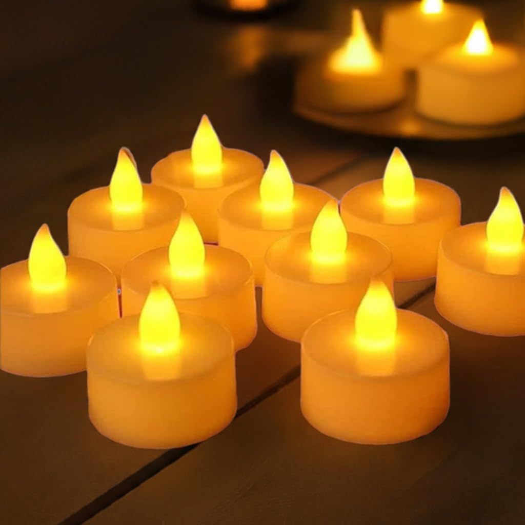 Battery Operated Tealight Candles (Pack of 25)