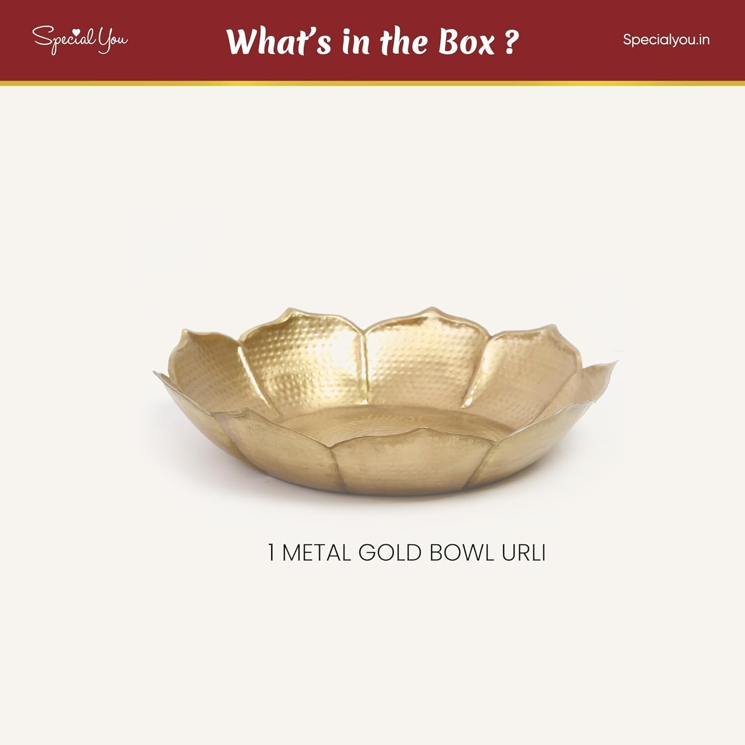 Urli Bowl for Diwali, Navratri Festival Decor - 12 Inch
