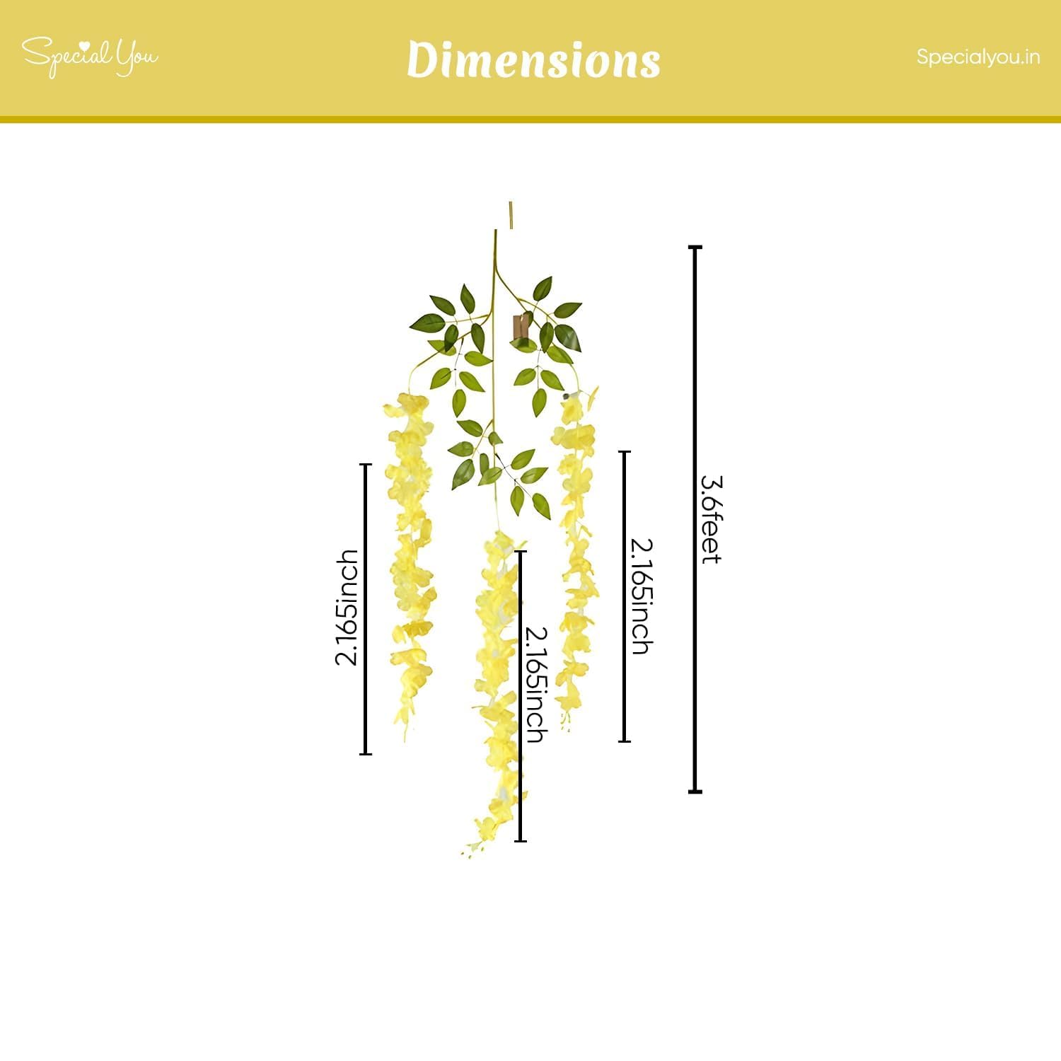 Decorate your Diwali with yellow wisteria & curtains