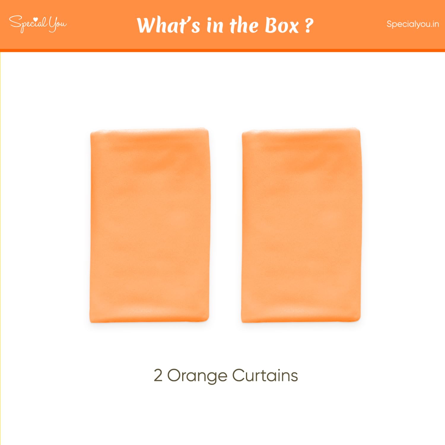 Orange Backdrop for Ganpati Decor Kit