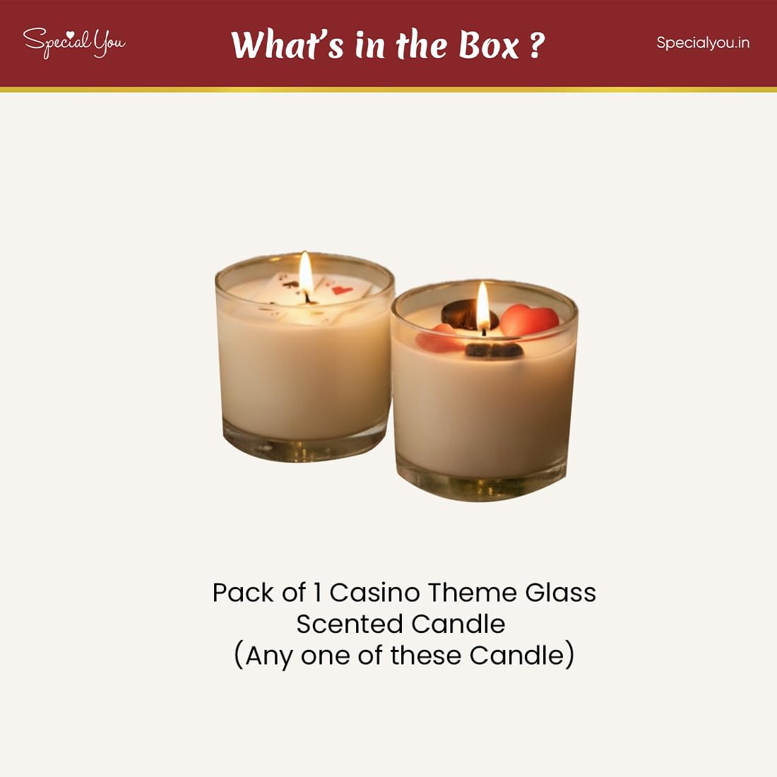 Glass Casino Candles