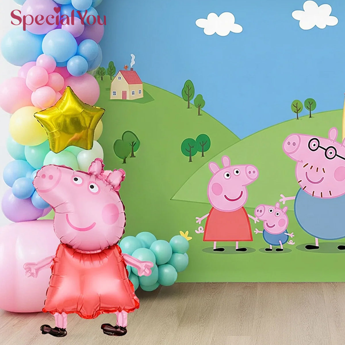 Peppa Pig Theme Birthday Decor