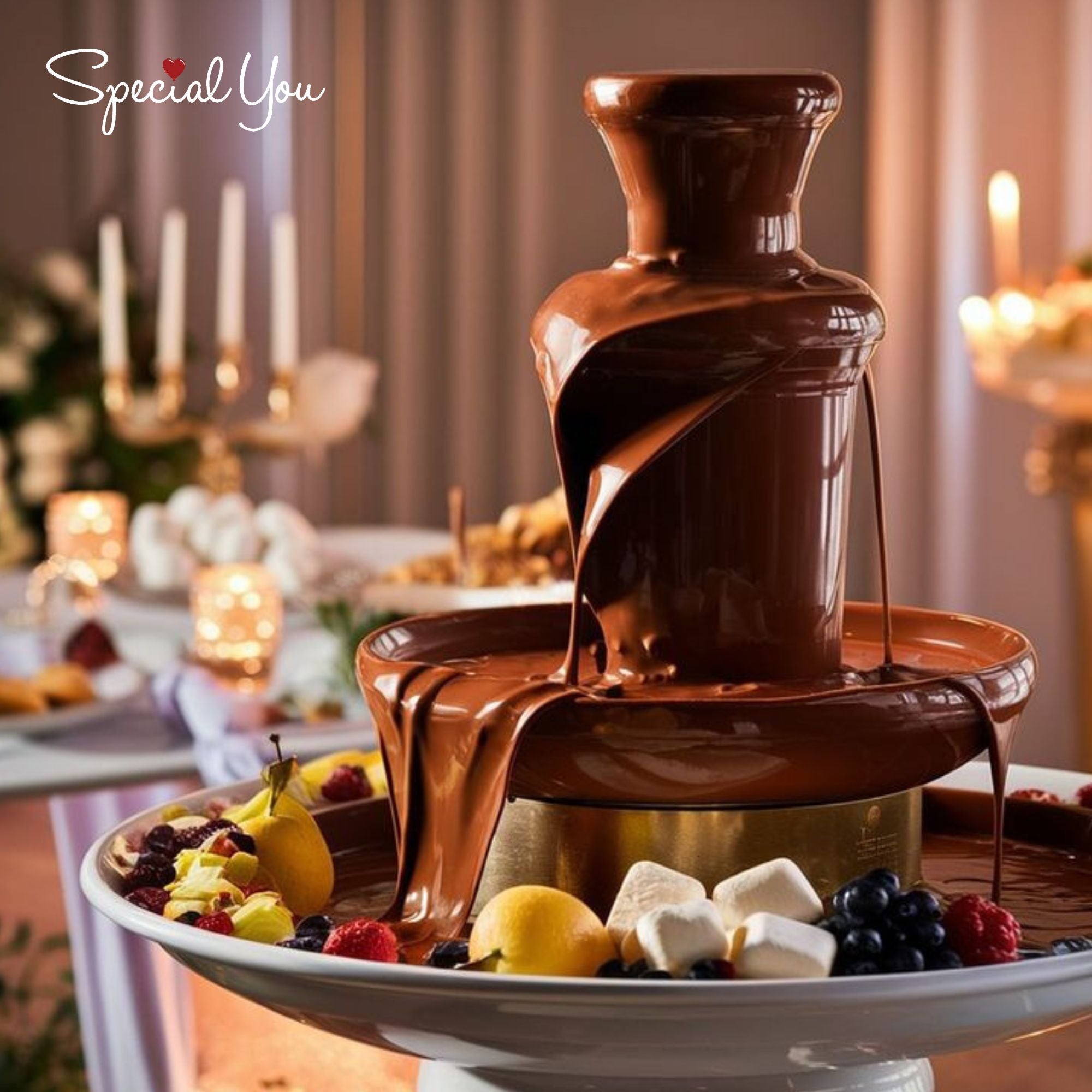 Chocolate Fountain At Kids Birthday Party