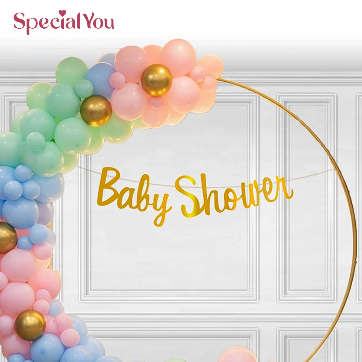 Whimsical Pastel Baby Shower Decor