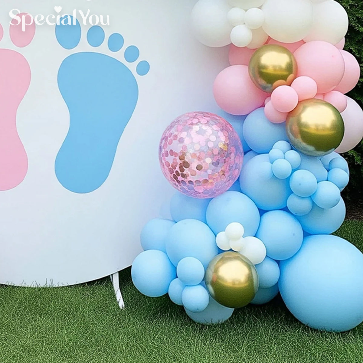 Boy or Girl Footprint Fun Decor