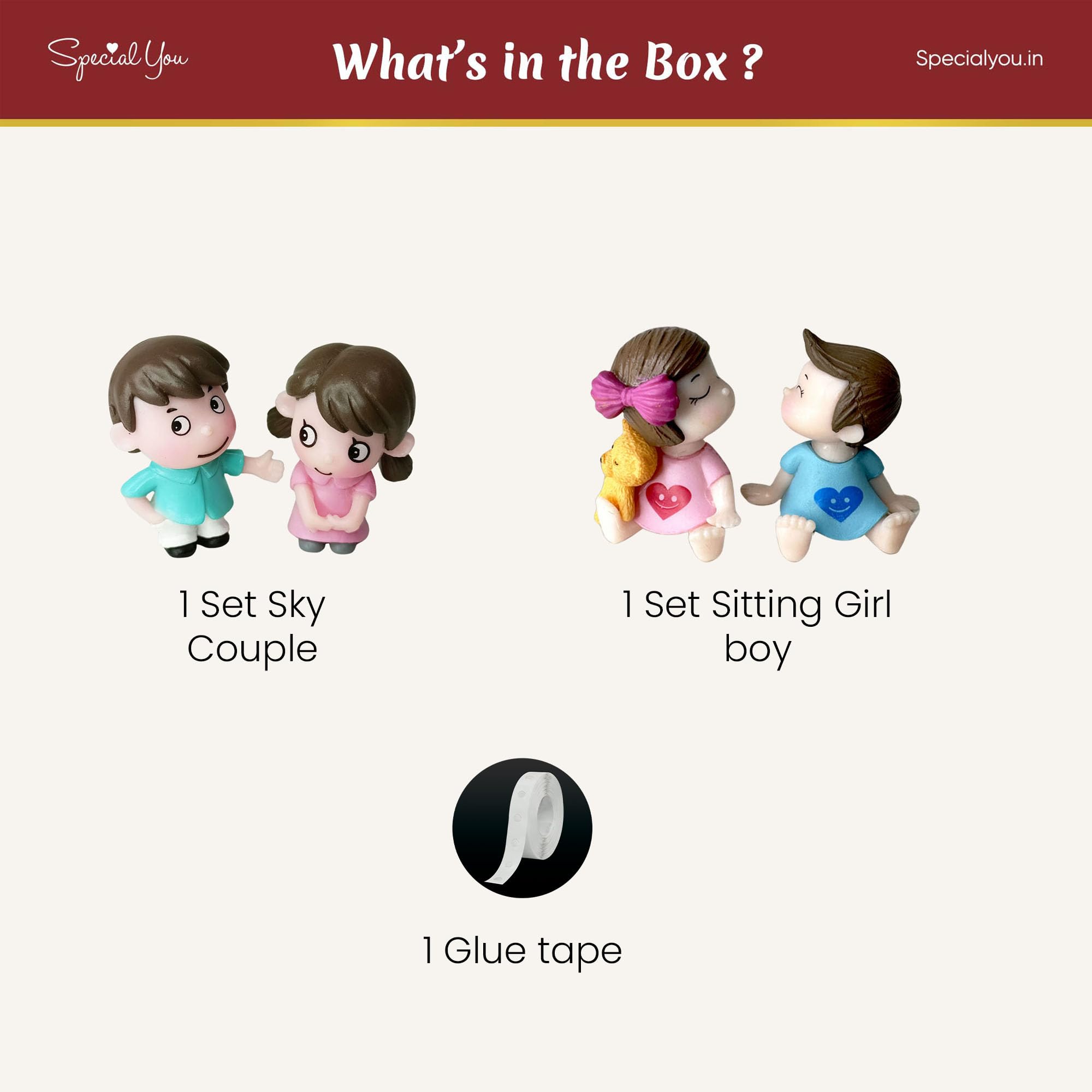 Standing & Sitting Couple Miniature Combo