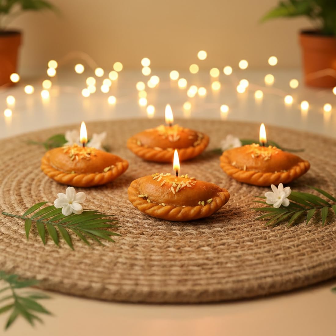 Gujiya Scented Candles