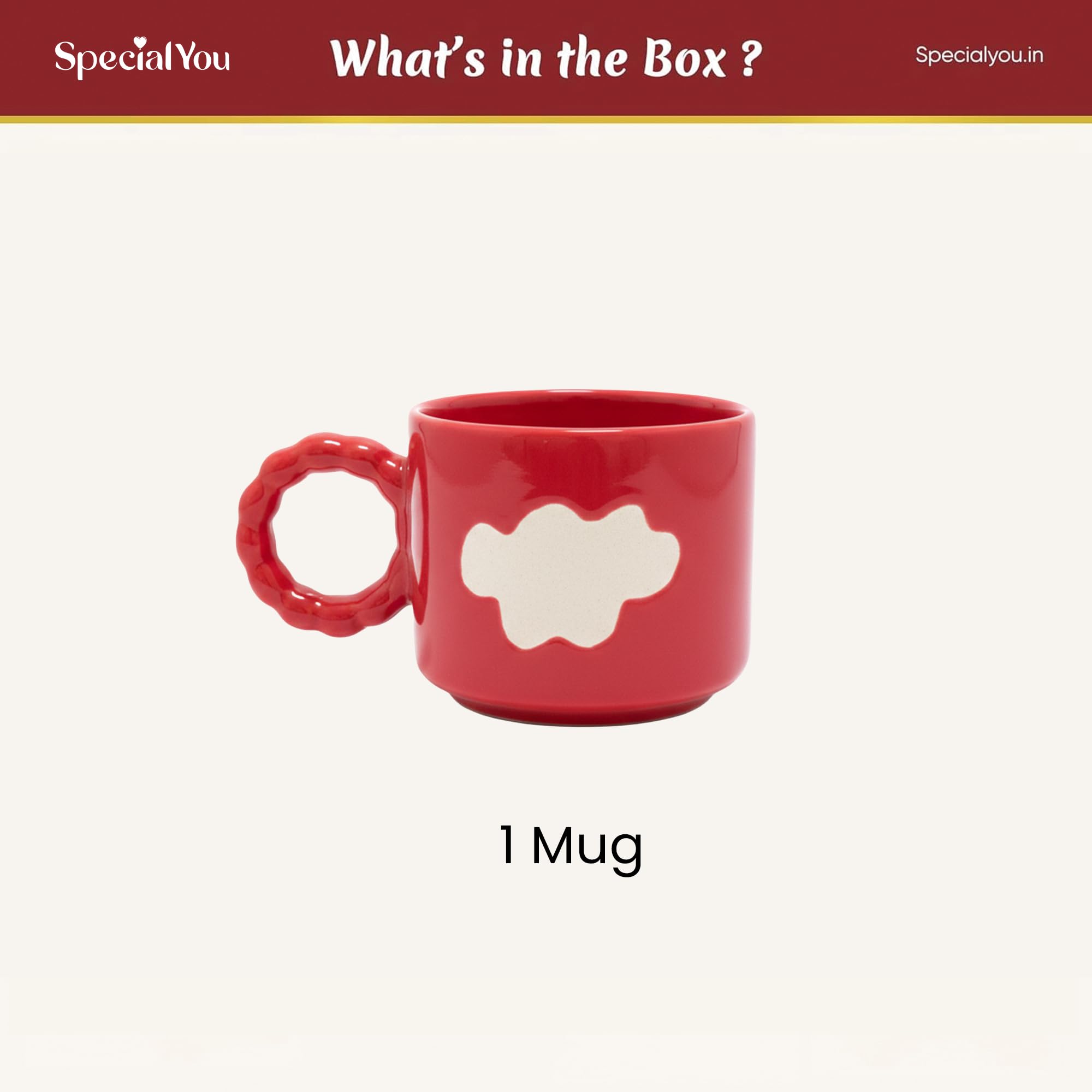 Red Cloud Ceramic Coffee Mug