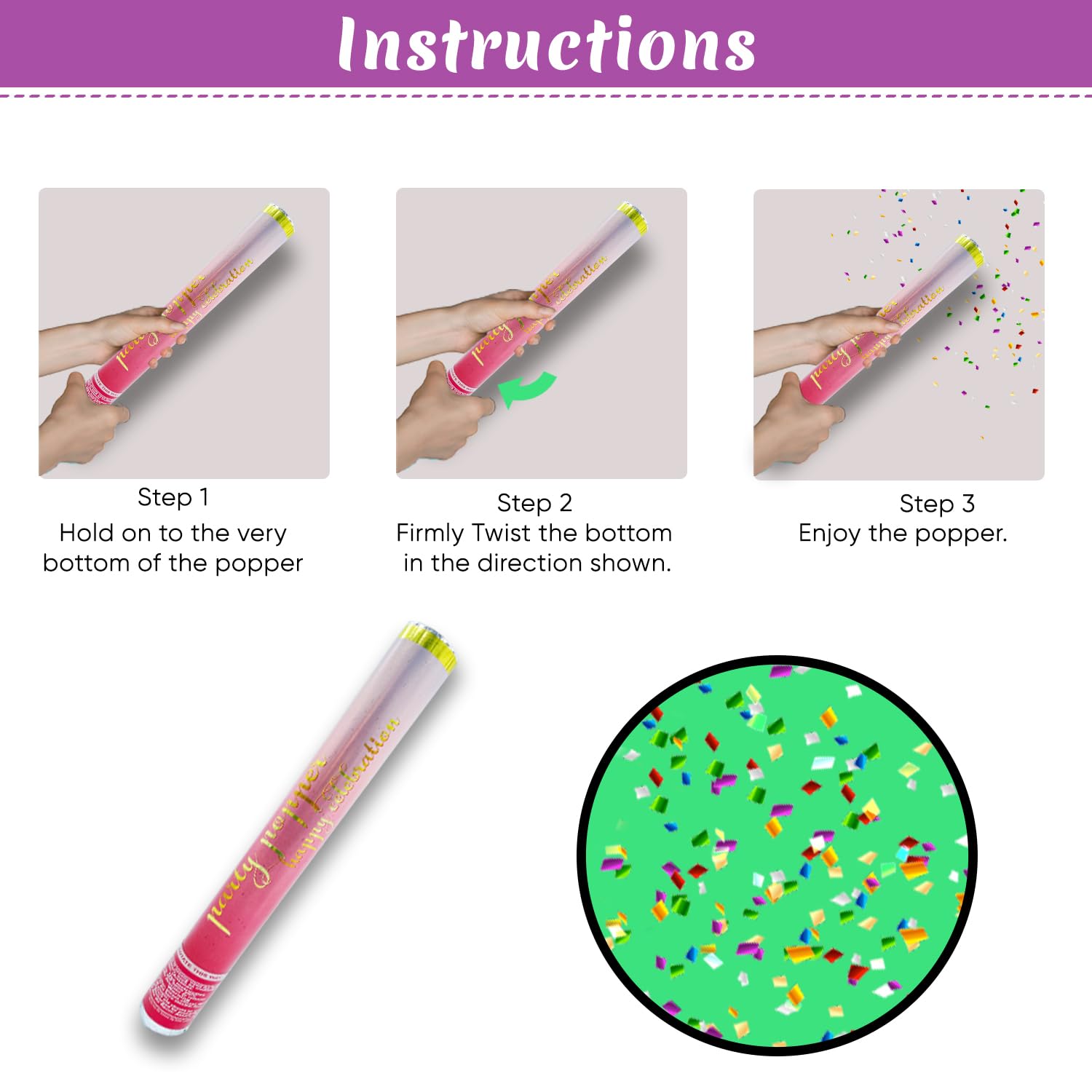 confetti poppers