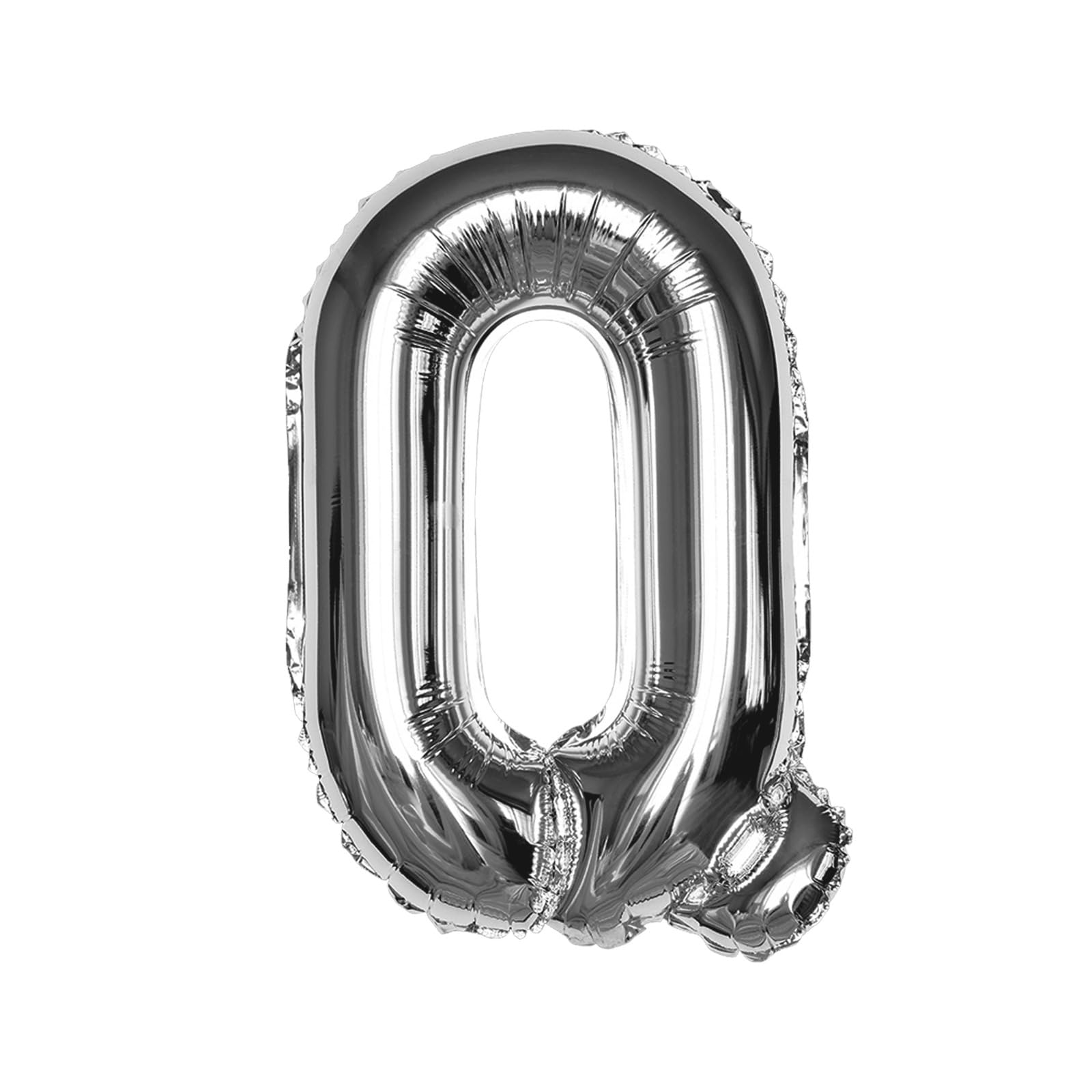 Silver Q Letter Foil Balloon