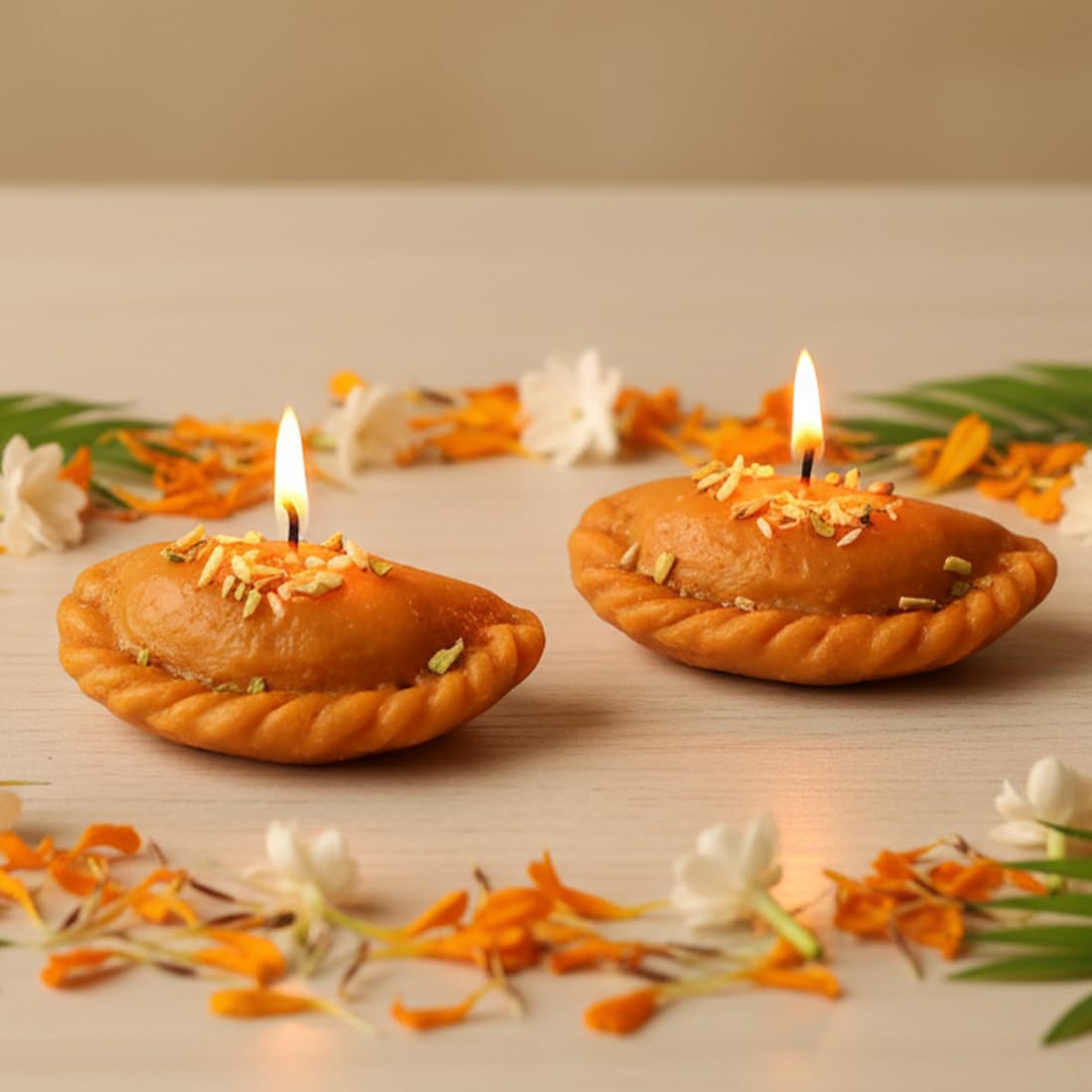 Gujiya Scented Candles