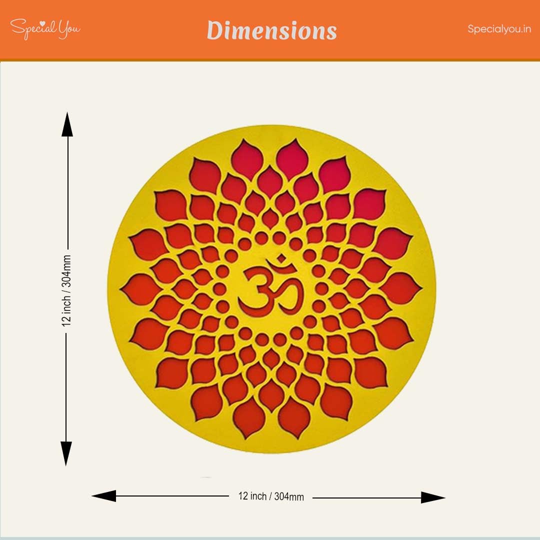 Om Mandala Wall Hanging