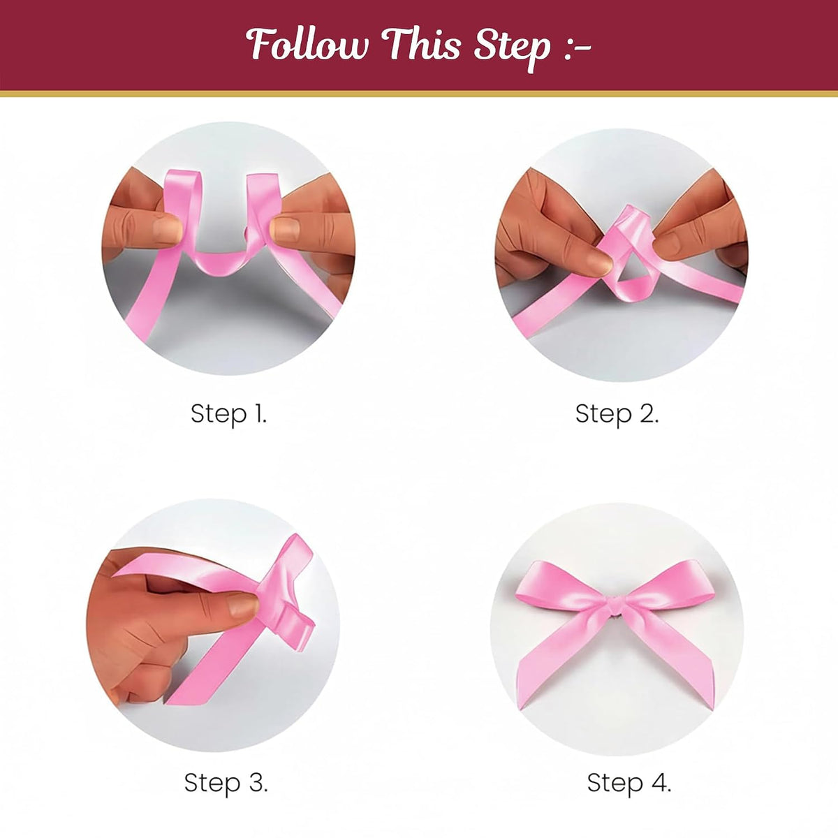 LED Clip Light with Pink Bow Birthday DIY Kit
